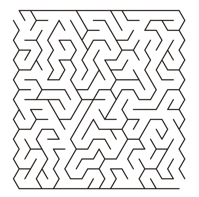 矢量迷宫图cdr矢量模版下载