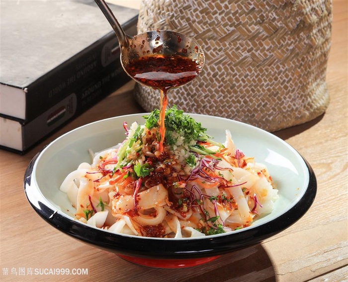 美味好吃的陕西凉皮图片