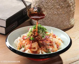 美味好吃的陕西凉皮图片