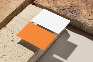 石头背景高档轻奢名片样机