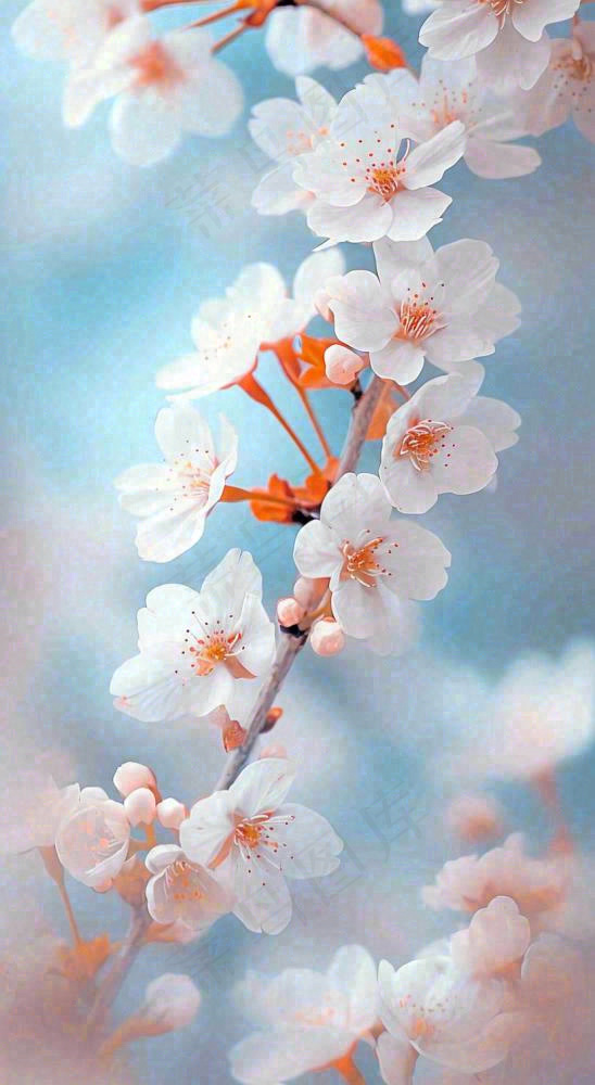 粉色樱花花朵立春惊蛰春分(816x1488)