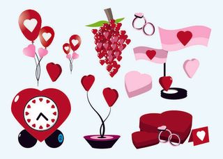 2.14情人节素材装饰情人节