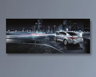 别克高端大气超高清都市夜景广宣图