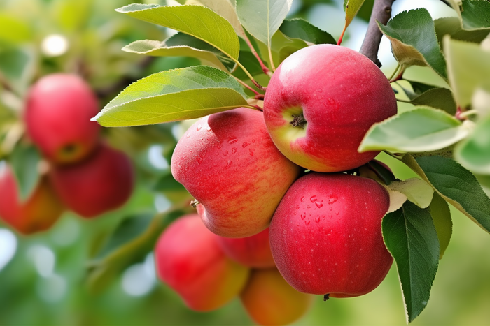 苹果果树树枝摄影图