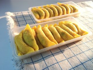 黄金蛋饺图片-第1张