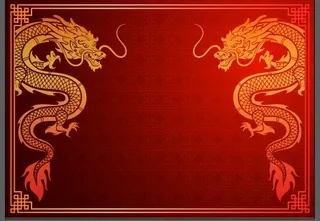 设计新年红色背景