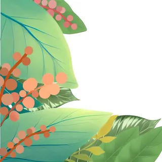 叶子草丛绿叶免抠