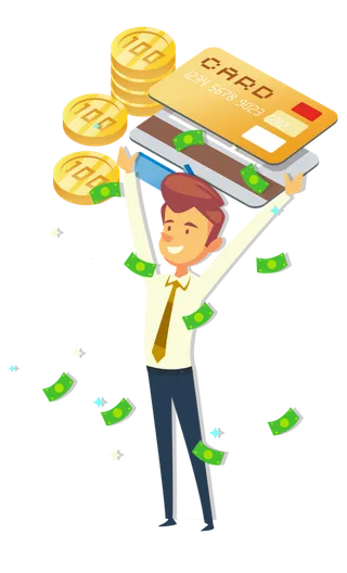 理财经理人祝贺赚钱增值