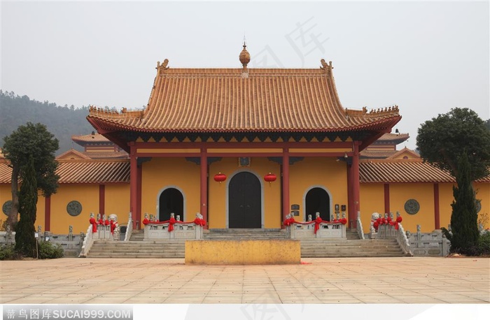 洗心禅寺正门寺院风光图片