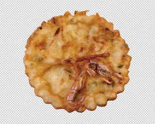 虾饼免扣素材