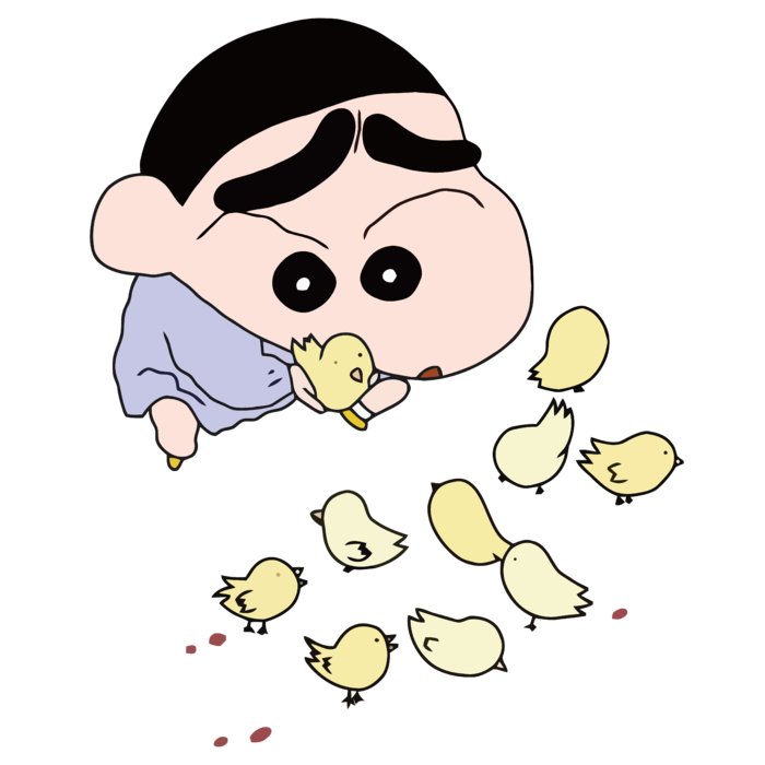 蜡笔小新可爱动画人物免扣素材
