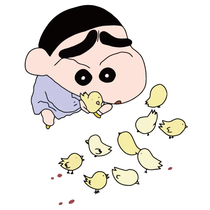蜡笔小新可爱动画人物免扣素材