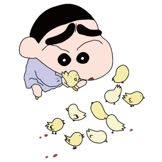 蜡笔小新可爱动画人物免扣素材