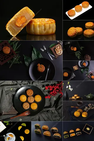 70张中华美食月饼图片集合