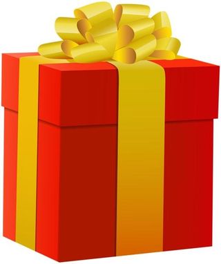 红色礼盒 PNG免抠