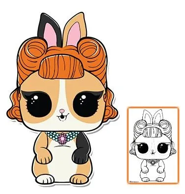 哈哈。惊喜！娃娃 PNG免抠(377x396)