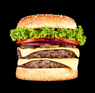 超级汉堡快餐图片