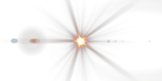 透明炫光 光线 免抠