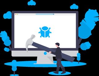 2.5d电脑界面插画小图标素材