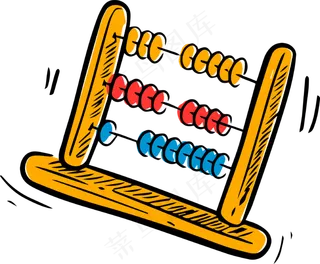 卡通算盘教具珠心算培训