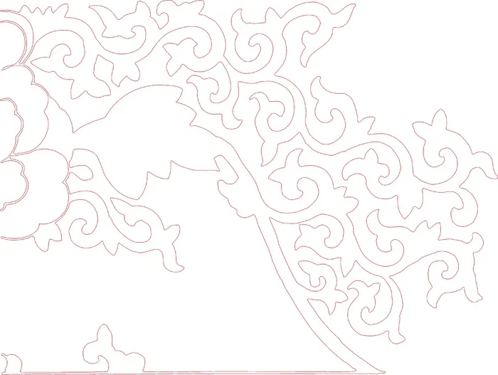 古色古香古典古风花纹cdr矢量模版下载