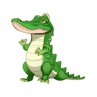 鳄鱼动物免抠