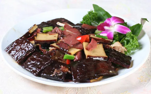 21  腊肉炒香干-保定食俯