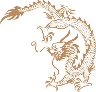 传统中国风古典宫廷龙凤吉祥喜庆图案图腾纹样矢量图设计素材