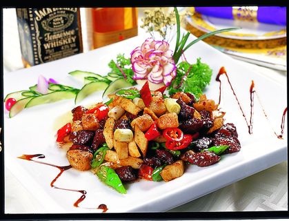 川菜湘菜高清菜谱 葱爆鹅肝牛仔粒  88元