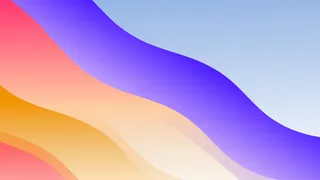 极简剪纸波浪弥散光渐变背景图