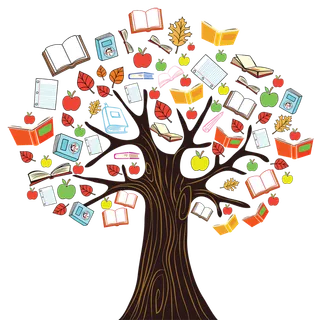 知识树木本子卡通书本褐色少儿兴趣班素材 知识树木本子卡通书本褐色少儿兴趣班素材