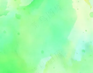 绿色水彩图片