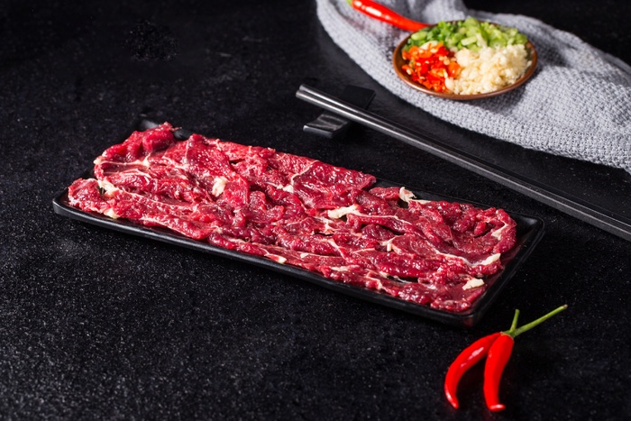 火锅菜品配菜牛肉丝肥牛卷牛肉卷涮牛肉