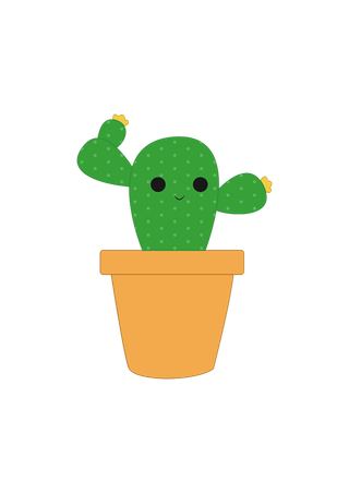 仙人掌卡通