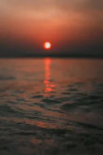 海上夕阳落日风景图片 海上夕阳落日风景图片
