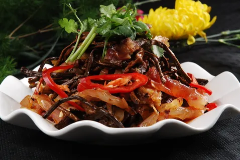 LCH0136茶树菇拌牛筋