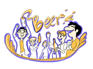 手绘啤酒节