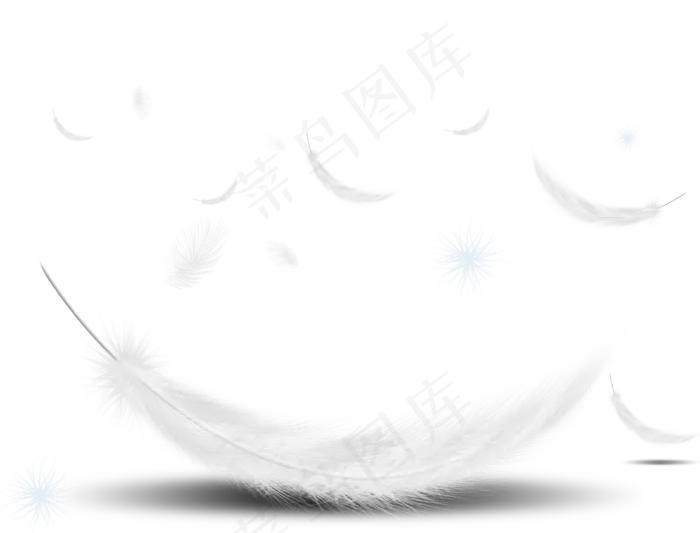 羽毛免扣素材