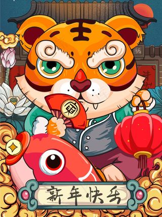 虎年 虎年海报