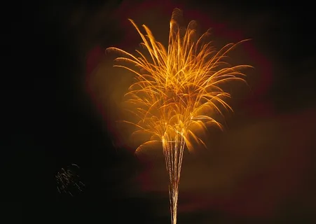 烟花在夜空 烟花在夜空
