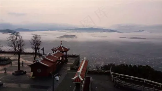 安溪清水岩雨后风景清水岩