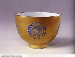中华传统-金色的碗