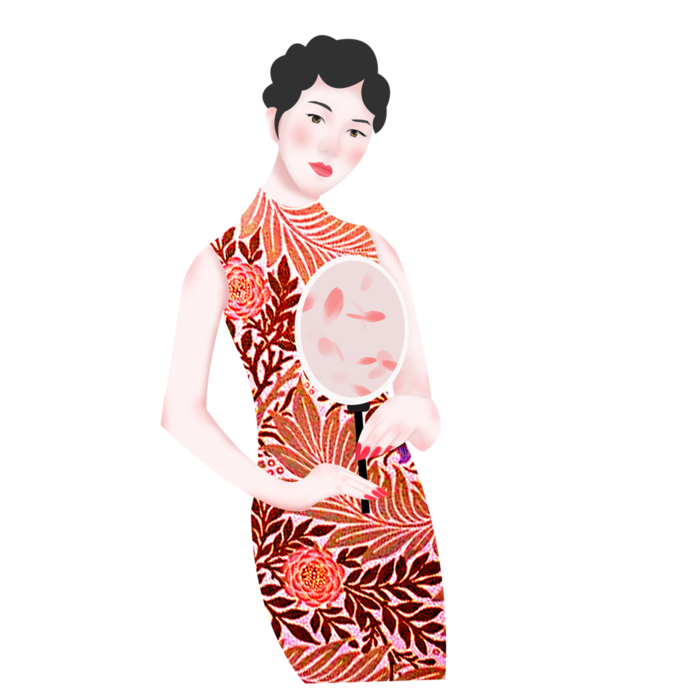 传统旗袍美女 (93)