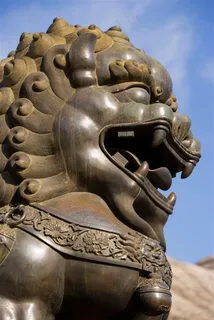 石狮铜狮造型故宫素材