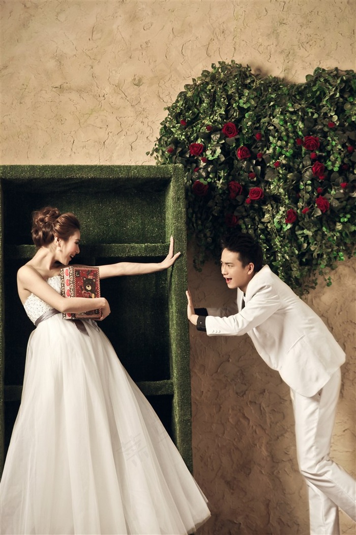 时尚文艺恋人婚纱写真样片