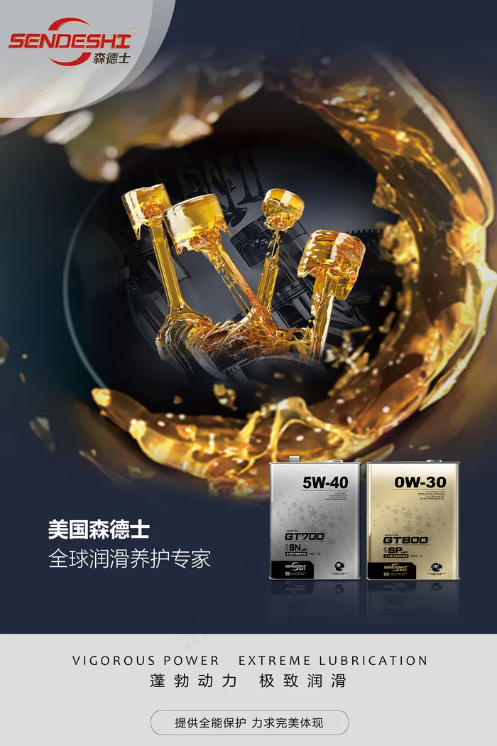 润滑油海报