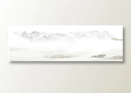 中国风水墨banner海报背景 中国风水墨banner海报背景