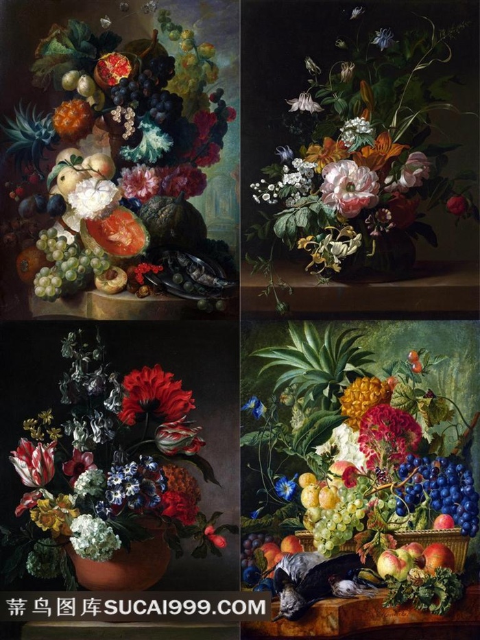 世界著名精美的鲜花静物油画