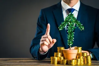 商务人士与箭头高清图片