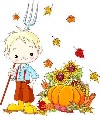 儿童农民简笔画素材卡通少儿兴趣班